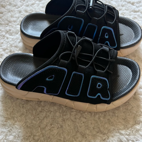 Air Max Sandals in Black and Purple NWOT - Picture 1 of 5